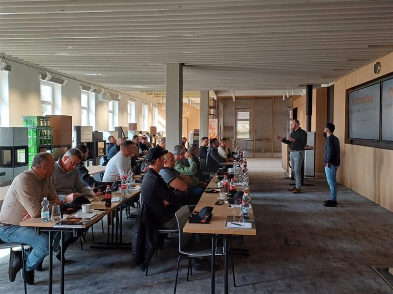 Salle de formation à l'usine romotop